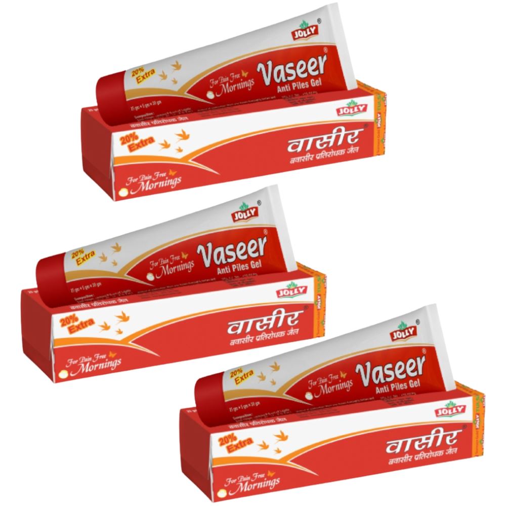 Jolly Vaseer Anti Piles Gel (30g, Pack of 3) Jolly Vaseer Anti Piles Gel (30g, Pack of 3)