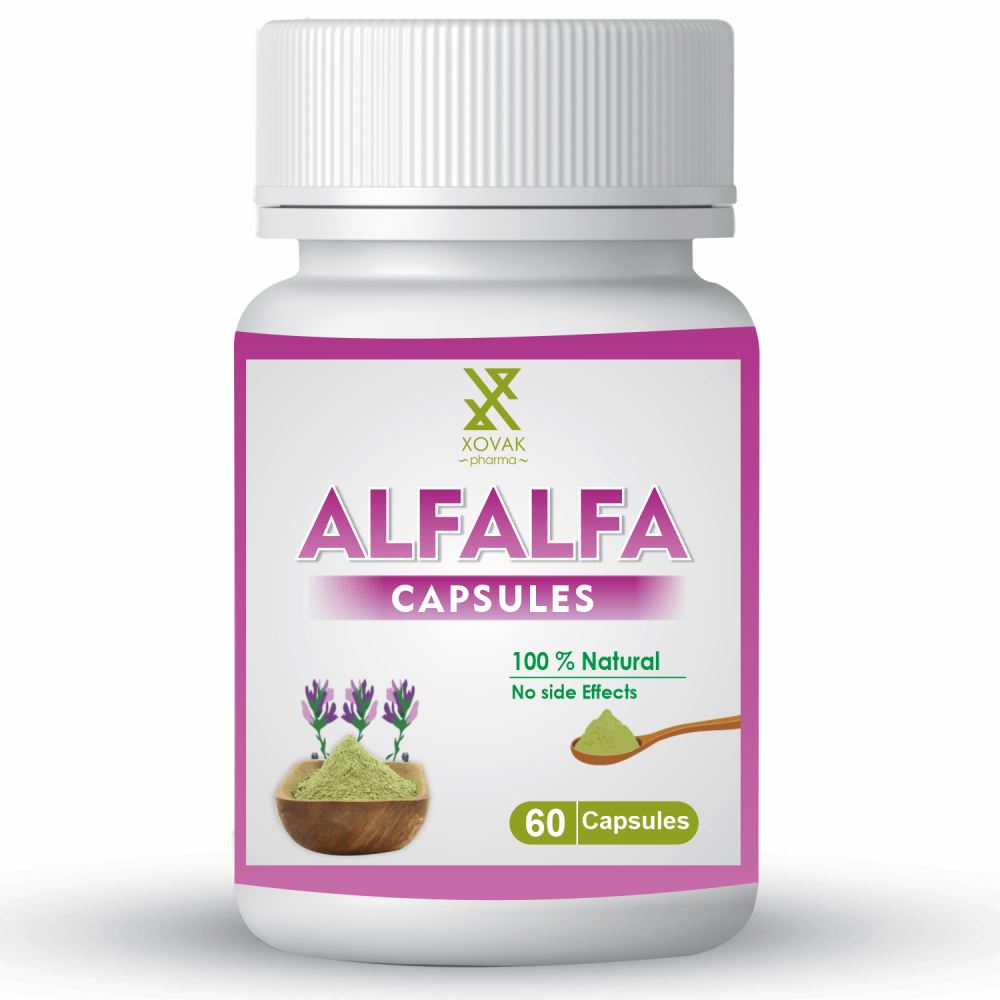 Xovak Pharma Natural & Herbal Alfalfa Capsules (60caps)