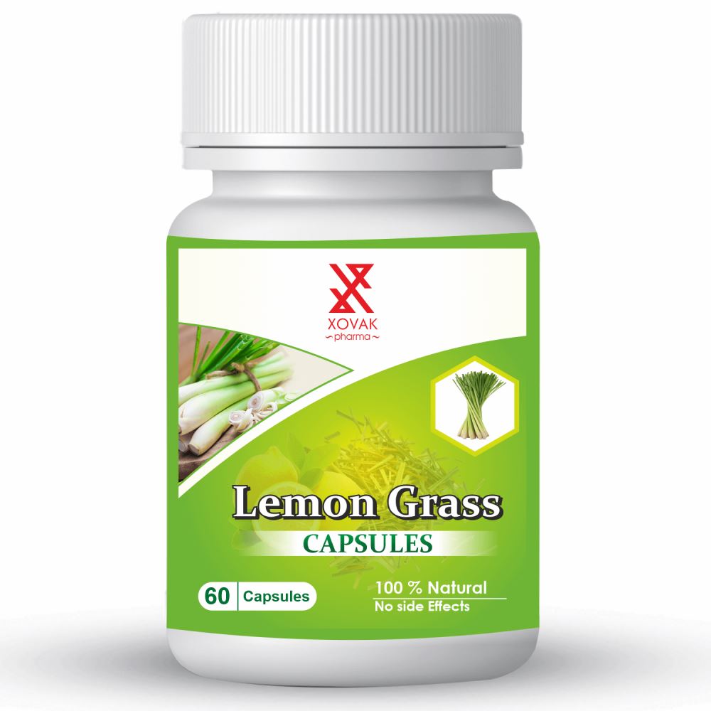 Xovak Pharma Natural & Herbal Lemon Grass Capsules (60caps)