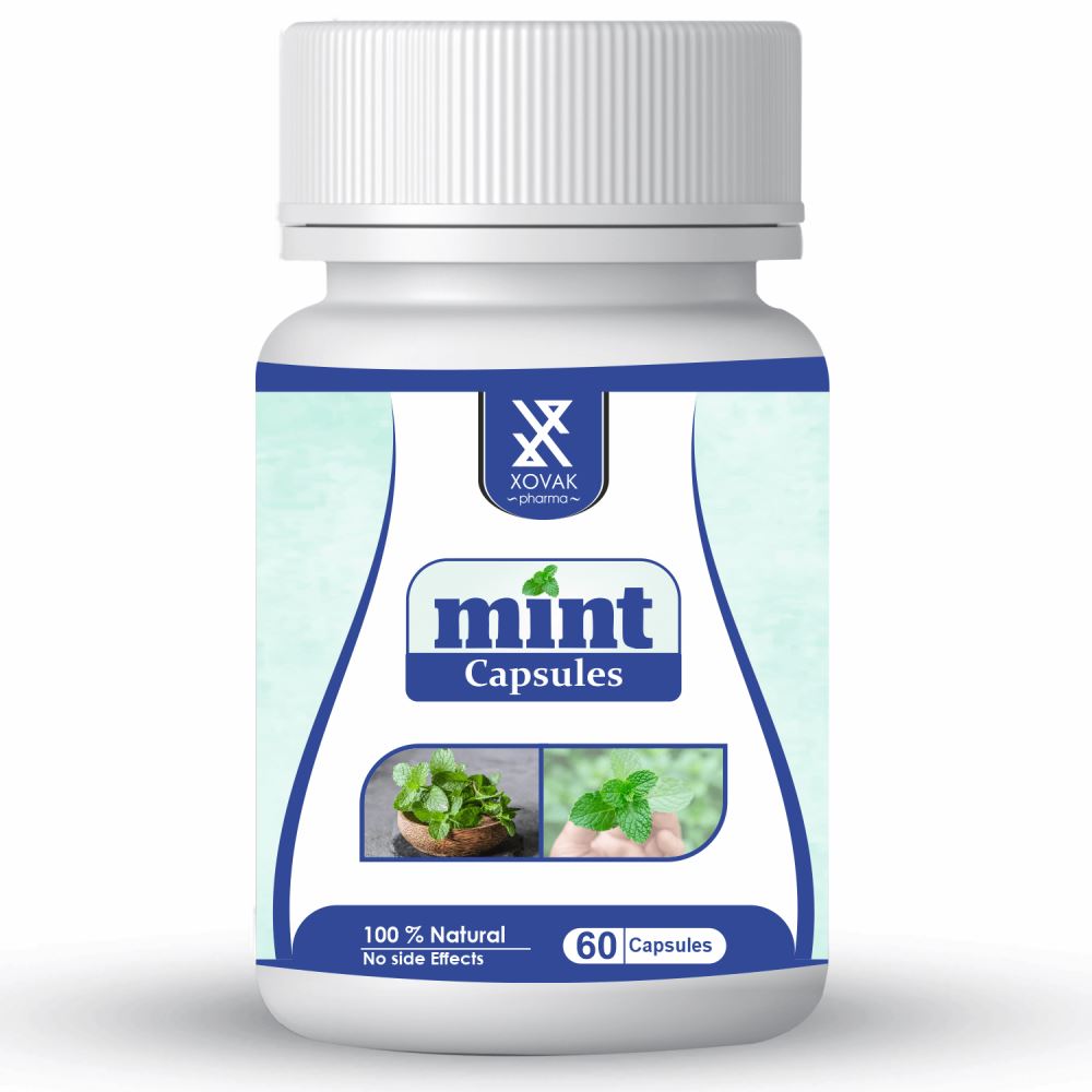 Xovak Pharma Natural & Herbal Mint Capsules (60caps)