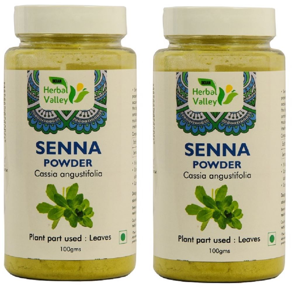 Indian Herbal Valley Senna Powder (100g, Pack of 2)