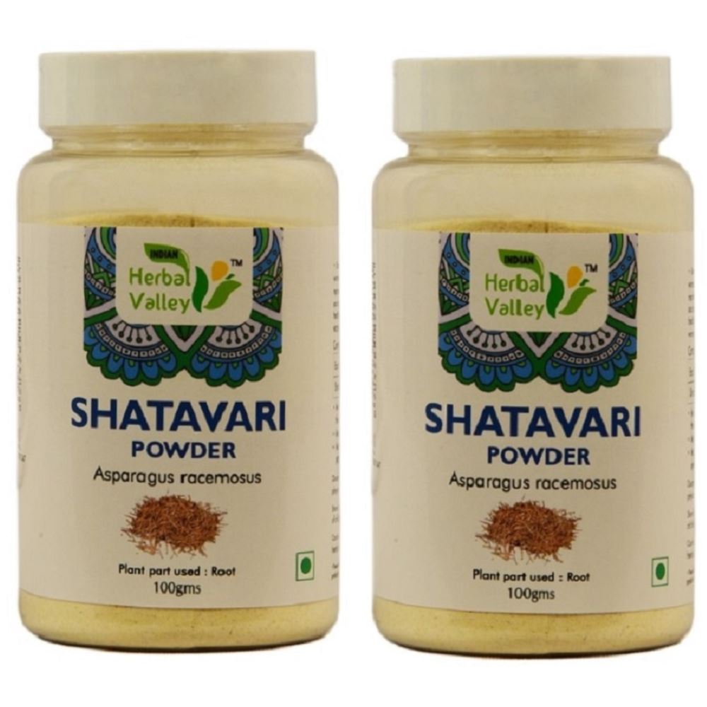 Indian Herbal Valley Shatavari Powder (100g, Pack of 2)