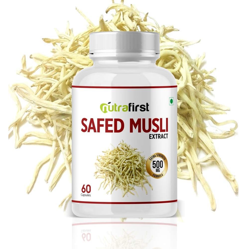 Nutra First Safed Musli Extract Capsules (60caps)