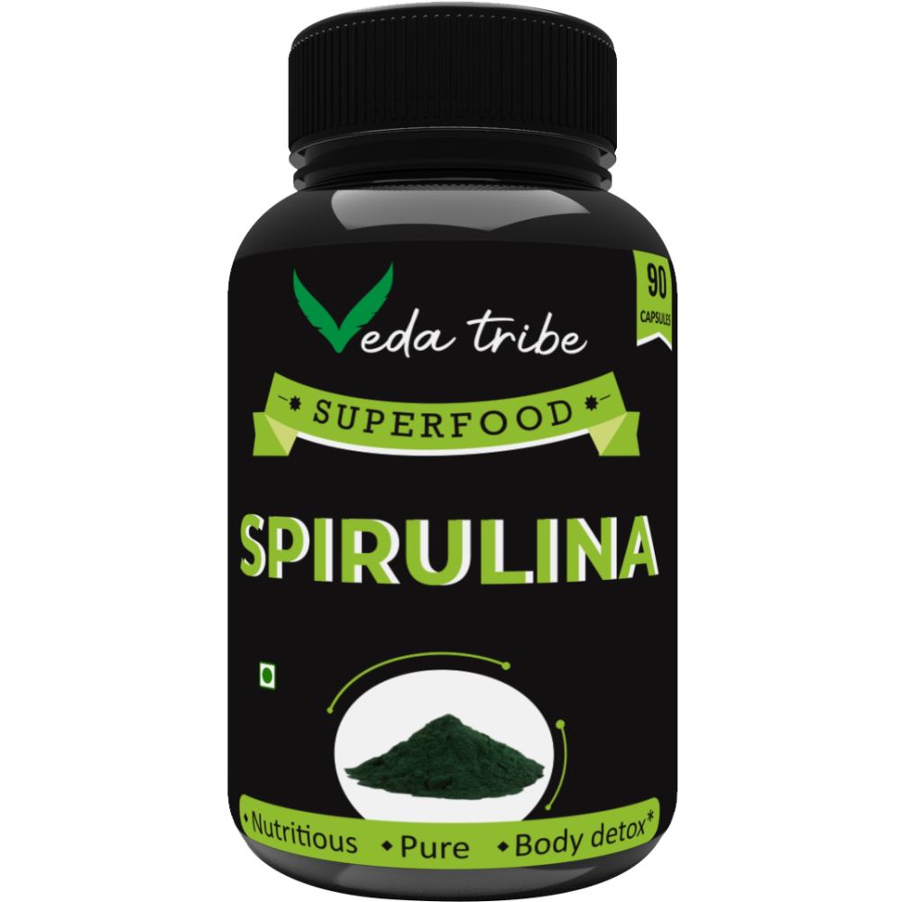 Veda Tribe Spirulina 800Mg Super Food (90caps)