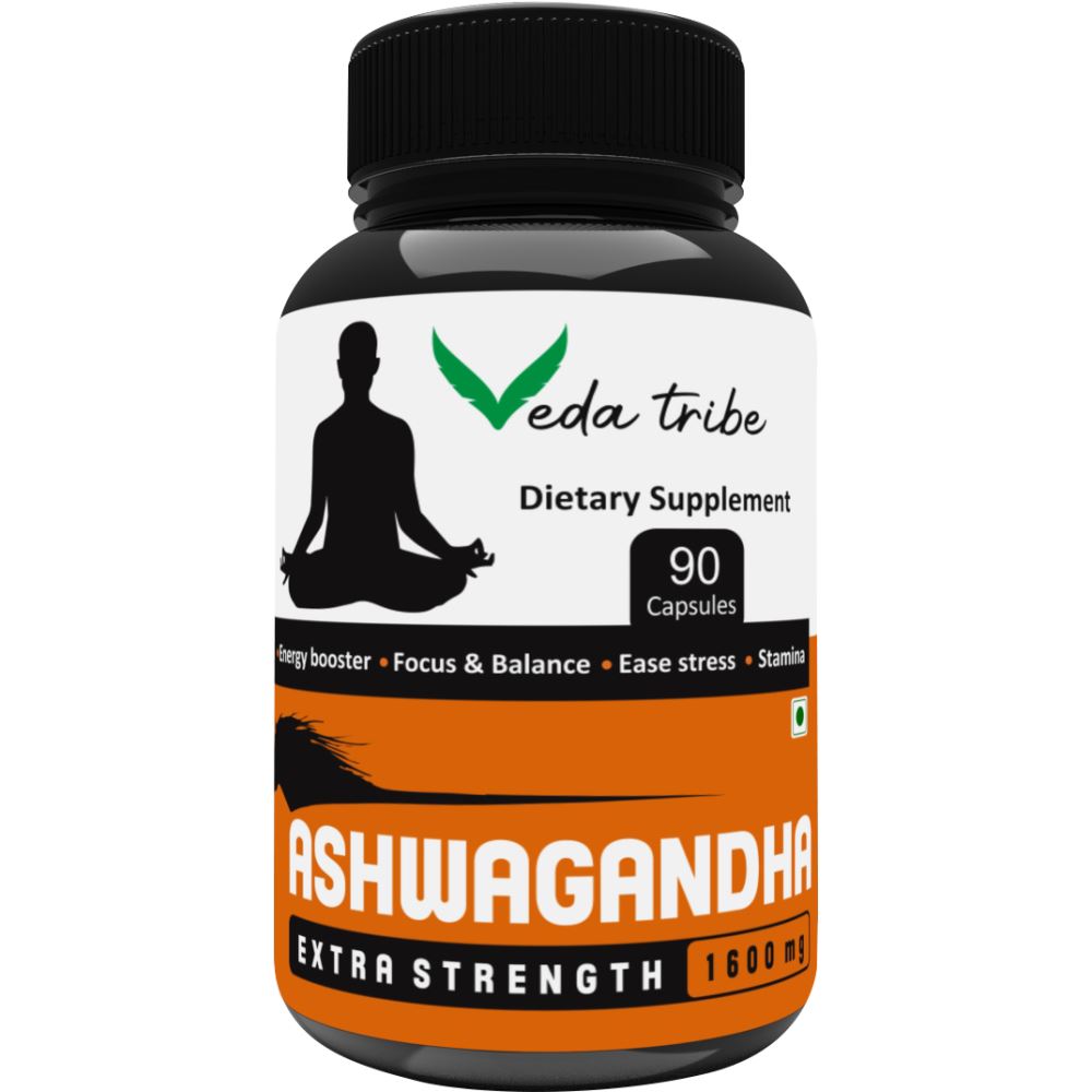 Veda Tribe Ashwagandha 1600Mg Supplement (90caps)