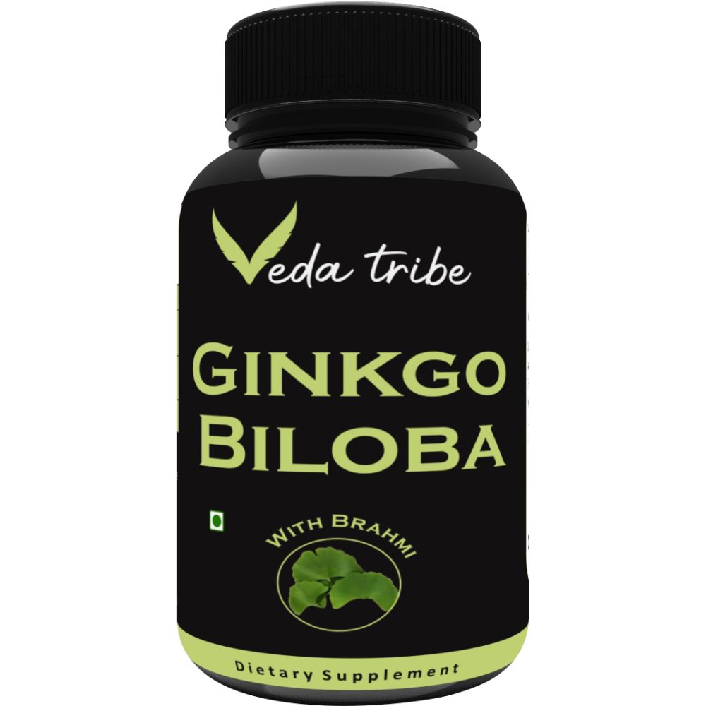 Veda Tribe Ginkgo Biloba With Brahmi (90caps)