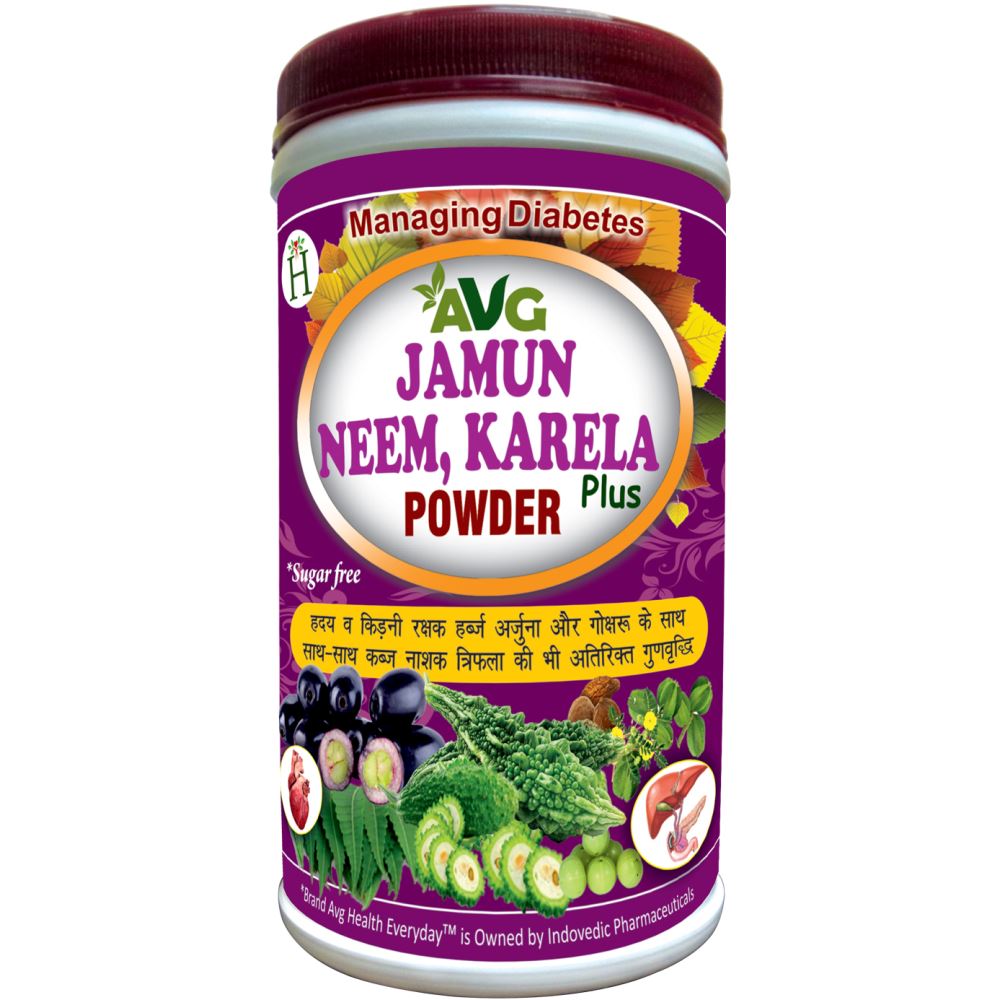 AVG Jamun Neem Karela Plus Powder (200g)