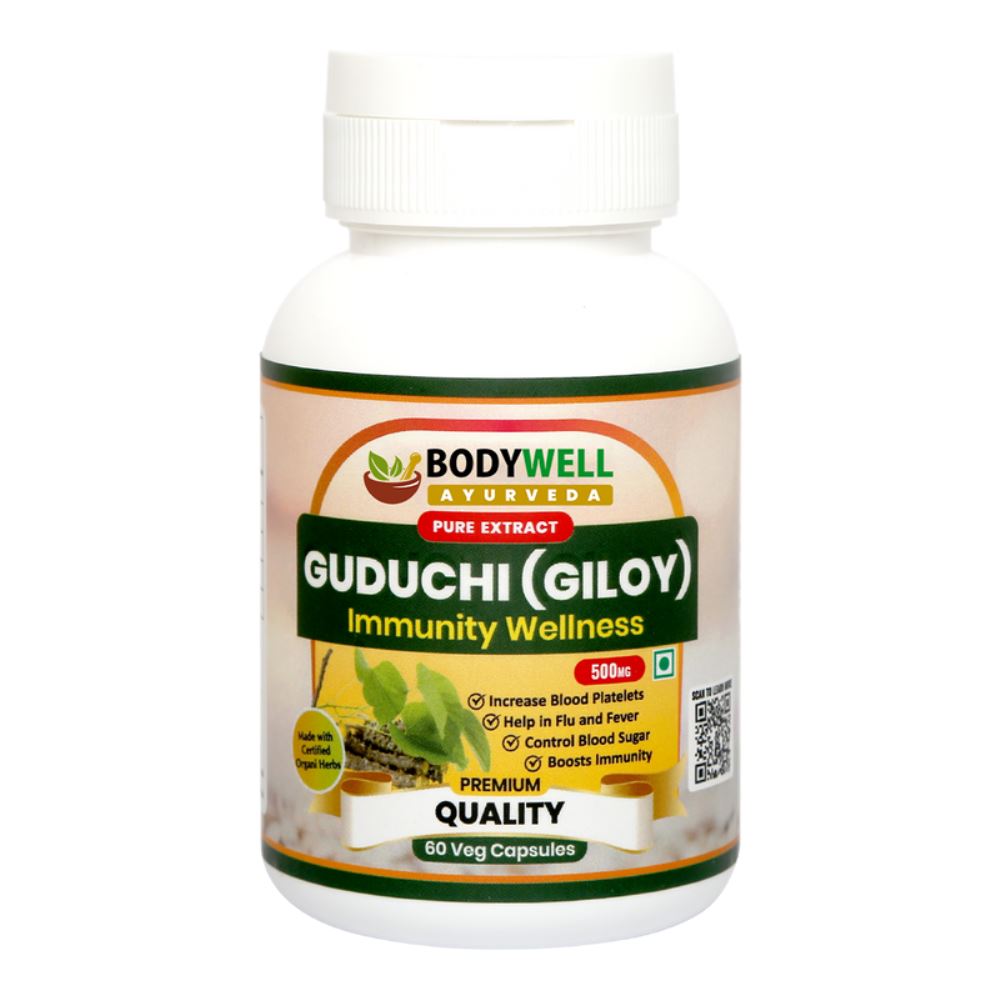 Bodywell Guduchi (Giloy) Pure Extract 500Mg Capsules (60caps)