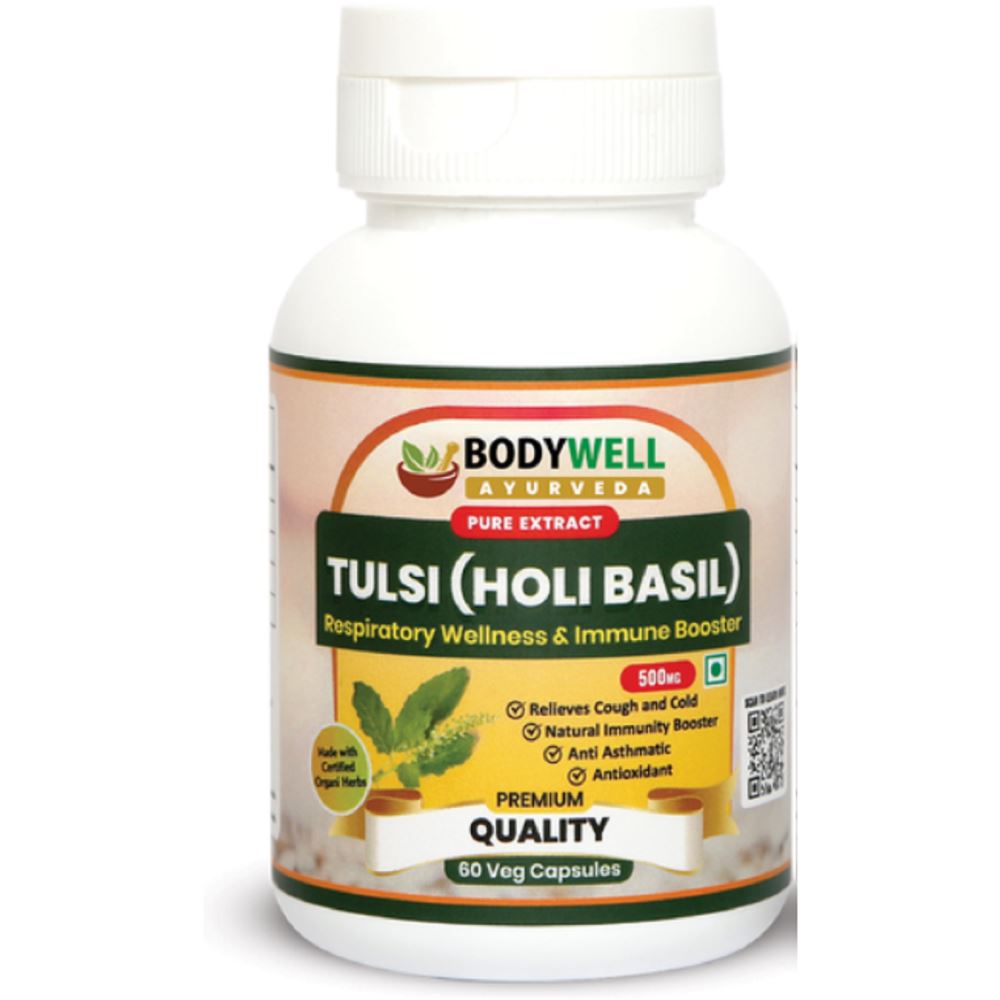 Bodywell Tulsi Pure Extract 500Mg Capsules (60caps)