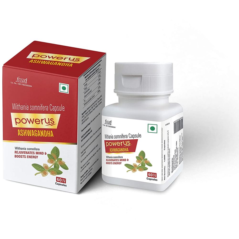 Powerus Ashwagandha Capsules (60caps)