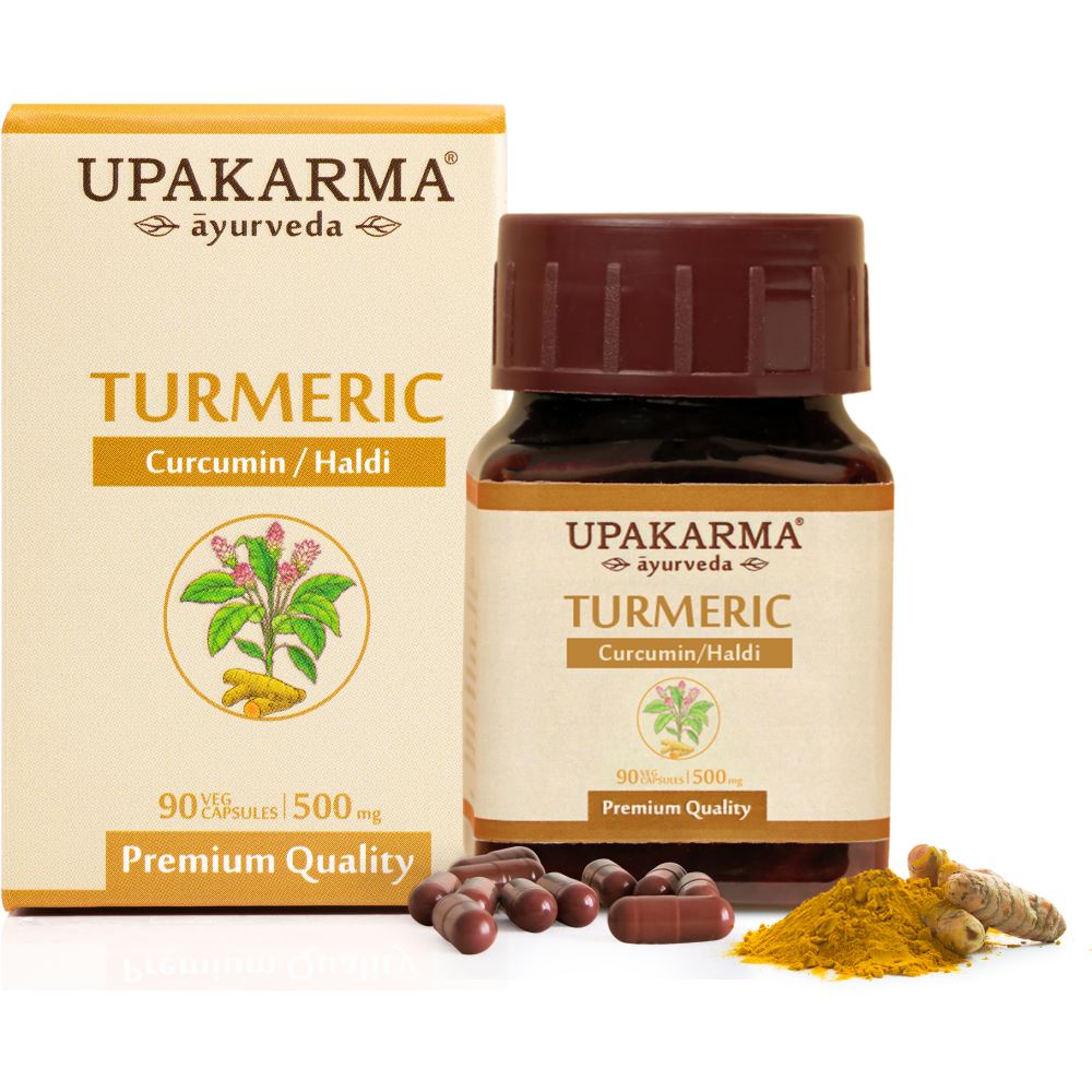 Upakarma Ayurveda Pure Herbs Turmeric Capsules (90caps)