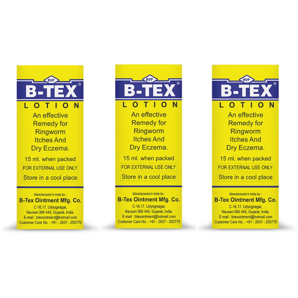 B Tex Lotion (15ml, Pack of 3)