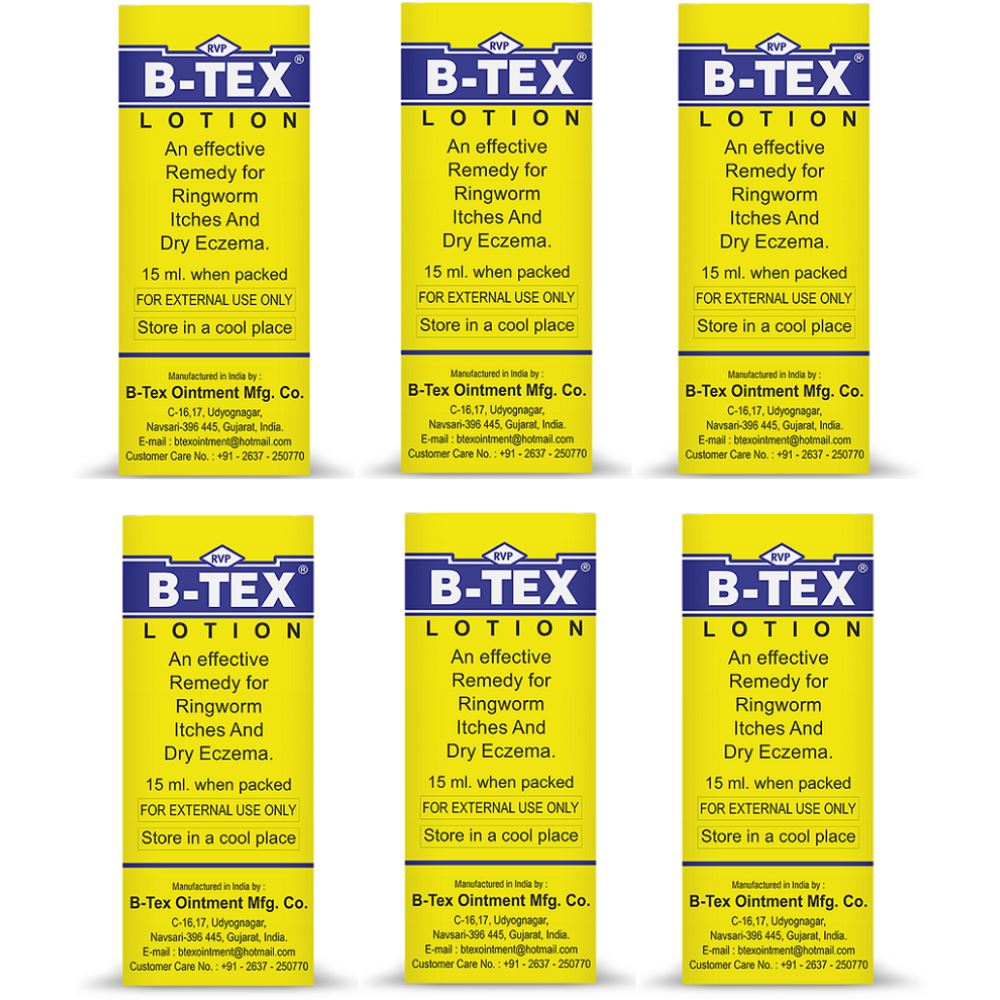 B Tex Lotion (15ml, Pack of 6)