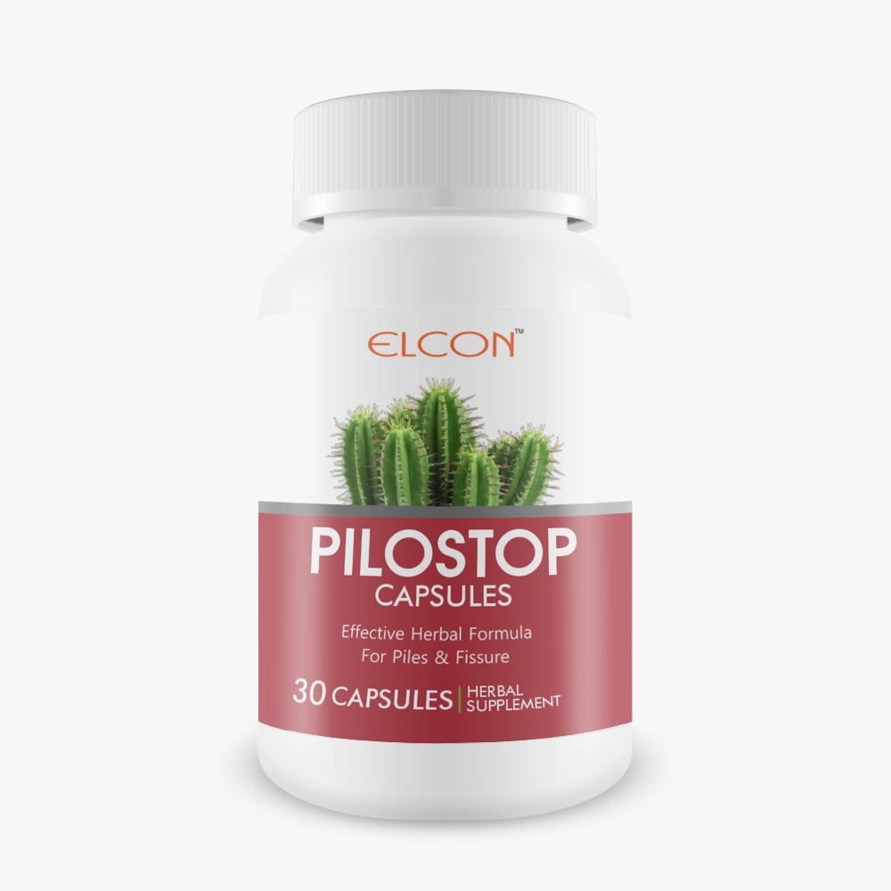 Elcon Pilostop Herbal Supplement (30caps)