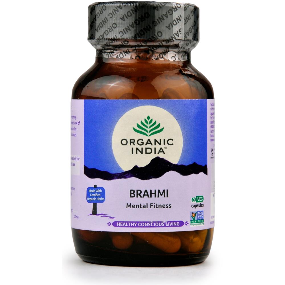 Organic India Brahmi Capsules (60caps)
