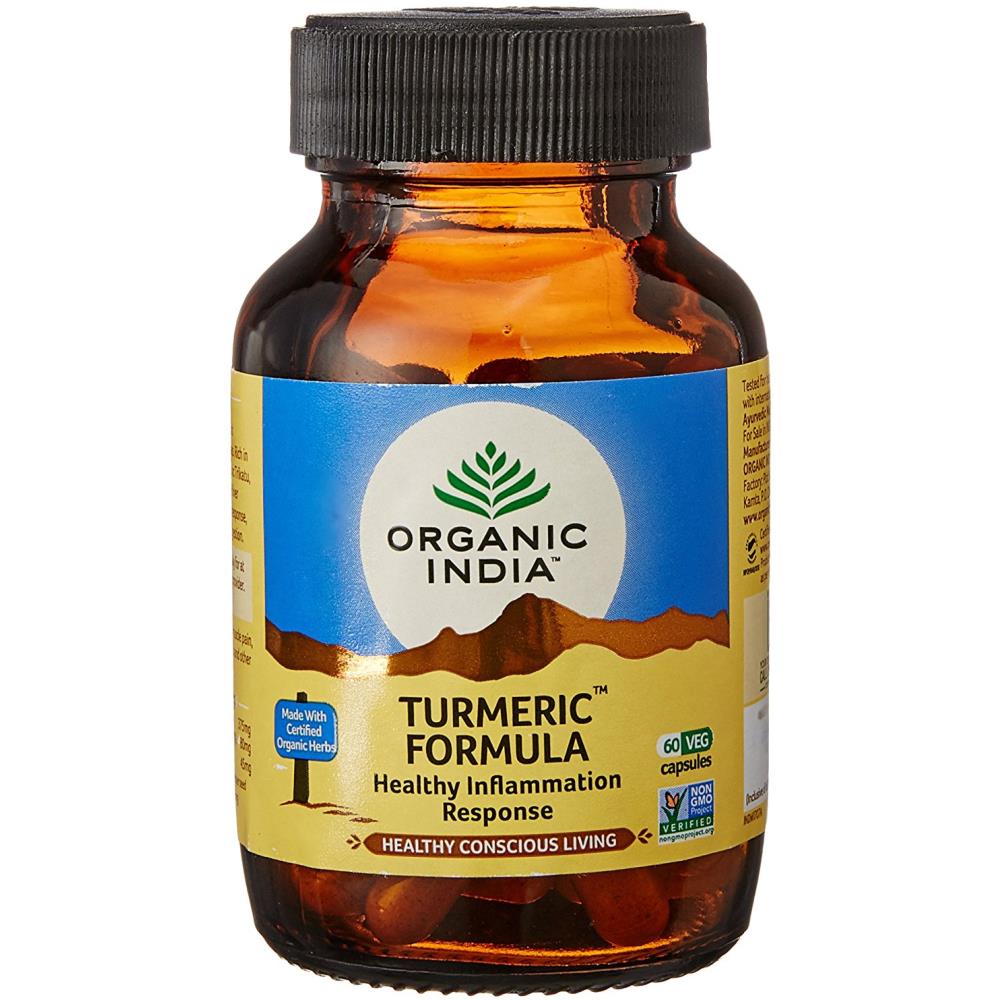 Organic India Turmeric Formula Capsules (60caps)