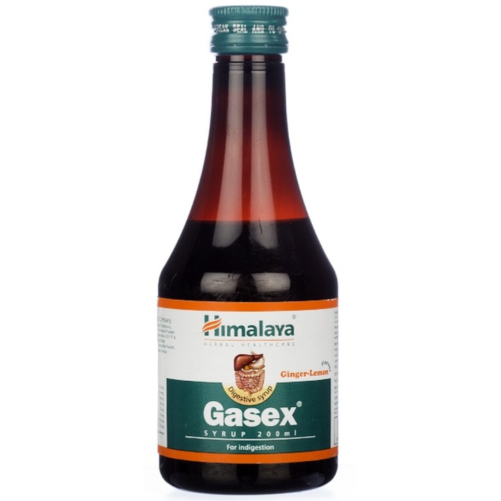 Himalaya Gasex Syrup (Lemon, Ginger) (200ml)