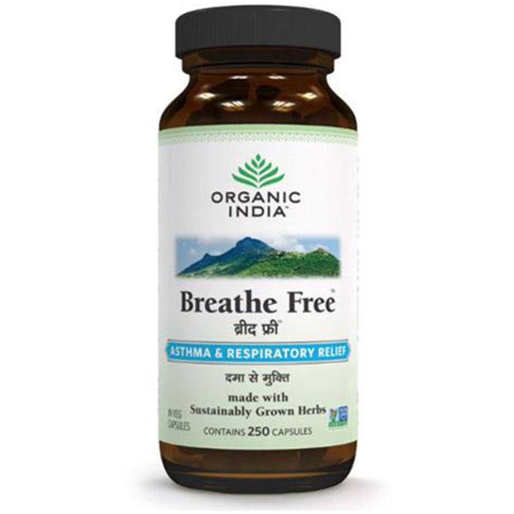 Organic India Breathe Free Capsules (250caps)
