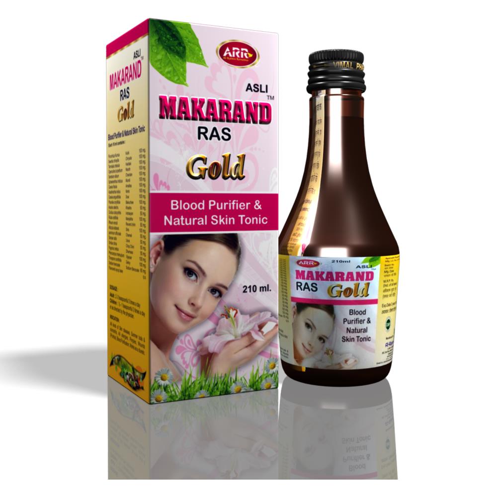 Al Rahim Makrand Ras Gold Syrup (210ml)