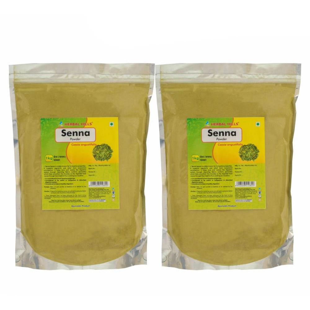 Herbal Hills Senna Powder (1kg, Pack of 2)