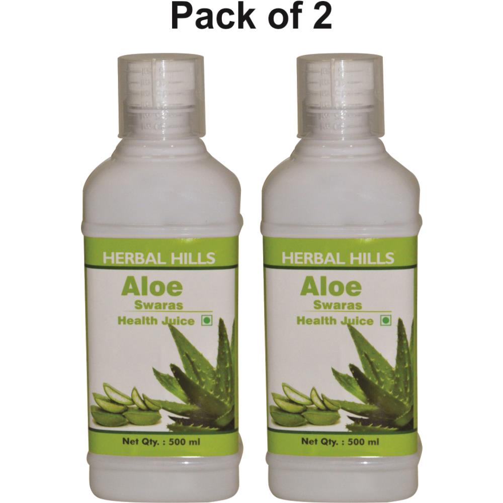 Herbal Hills Aloehills Swaras (500ml, Pack of 2)