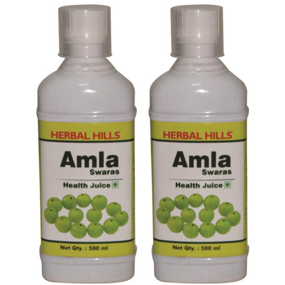 Herbal Hills Amla Swaras (500ml, Pack of 2)