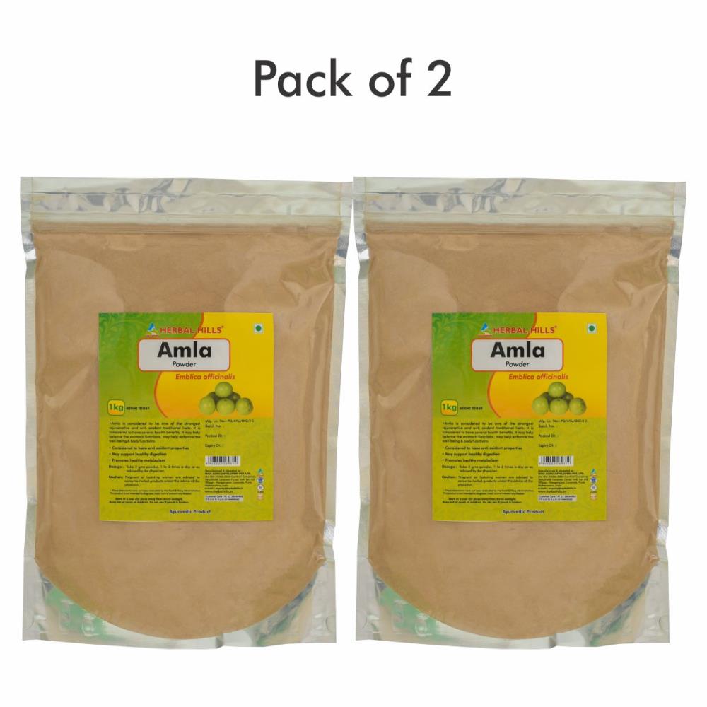 Herbal Hills Amla Powder (1kg, Pack of 2)
