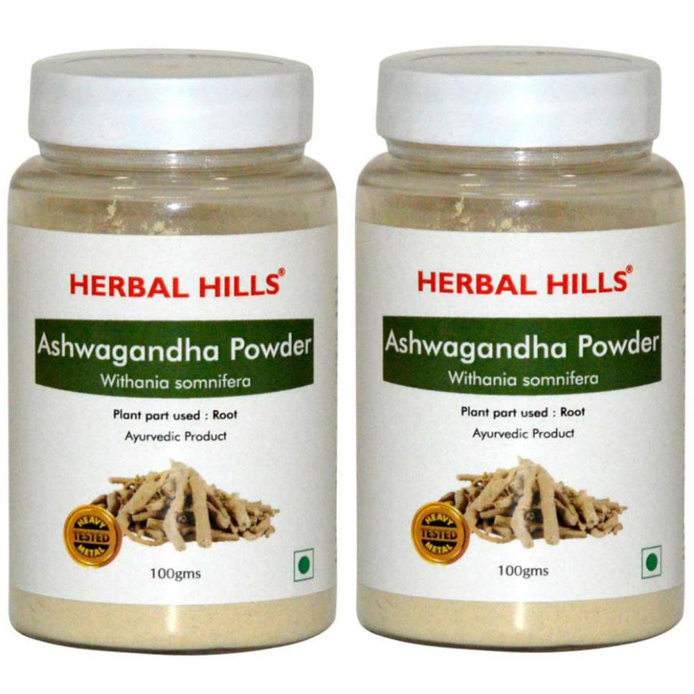 Herbal Hills Ashwagandha Powder (100g, Pack of 2)