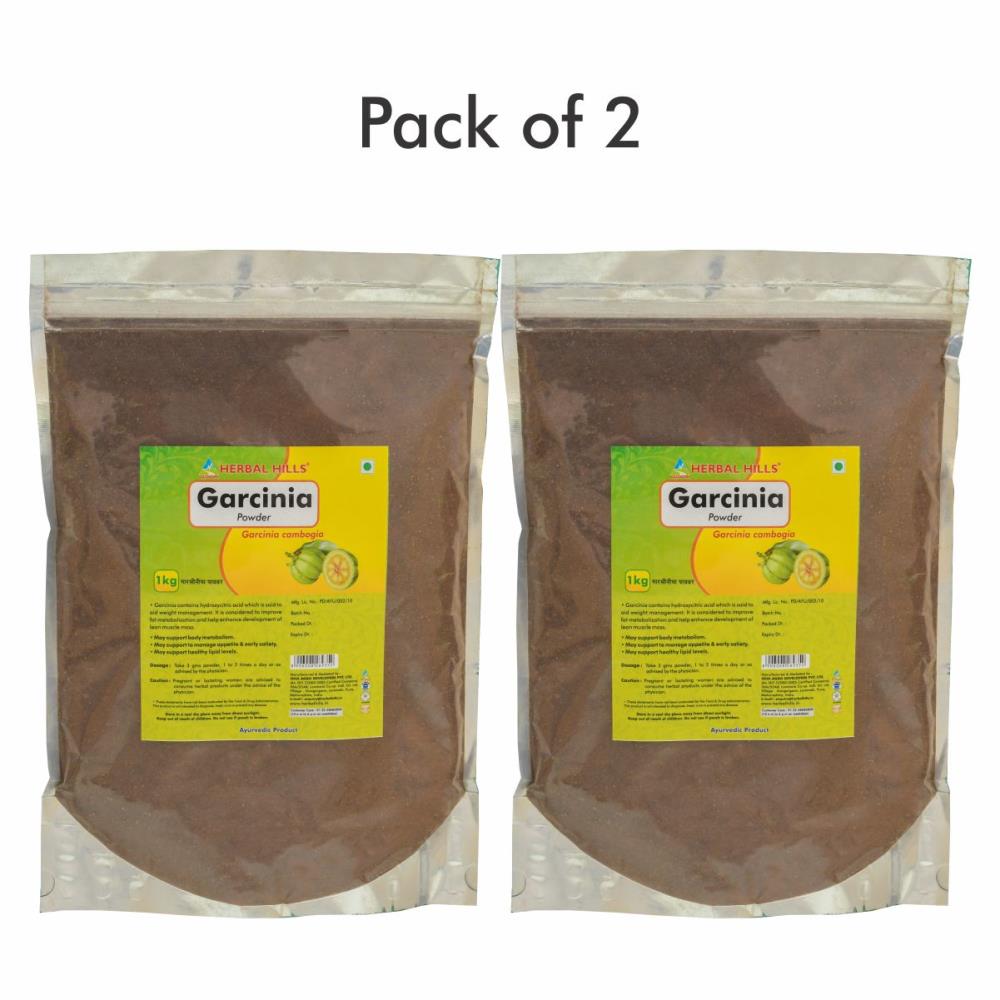 Herbal Hills Garcinia Powder (1kg, Pack of 2)