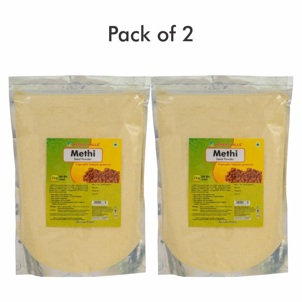 Herbal Hills Methi Seed Powder (1kg, Pack of 2)