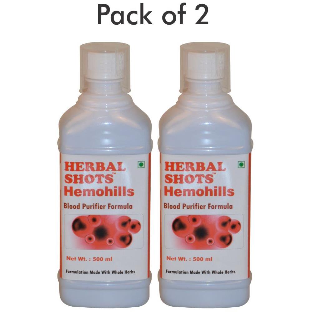 Herbal Hills Hemohills Herbal Shots (500ml, Pack of 2)