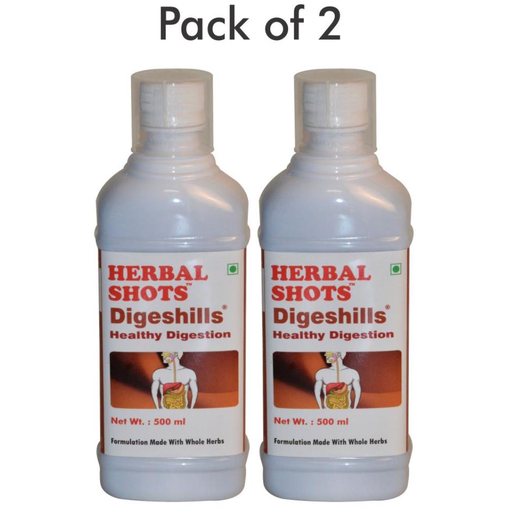 Herbal Hills Digeshills Herbal Shots (500ml, Pack of 2)