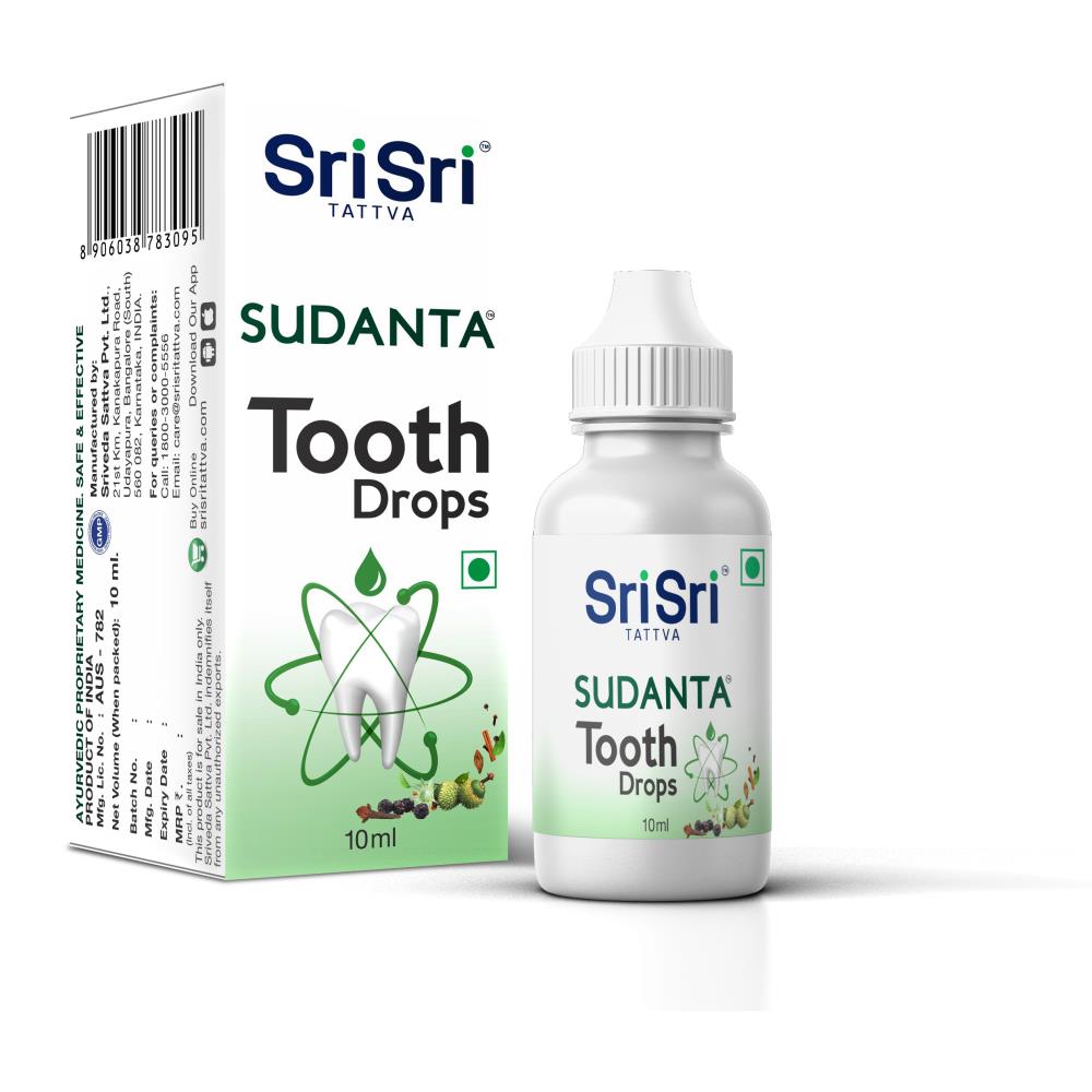 Sri Sri Tattva Sudanta Tooth Drops (10ml)