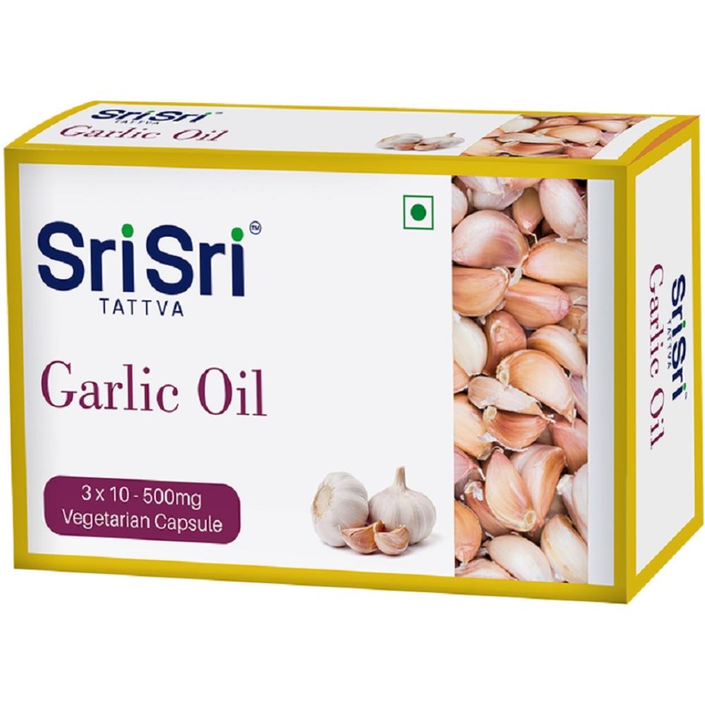 Sri Sri Tattva Garlic Oil Veg Capsule (30caps)