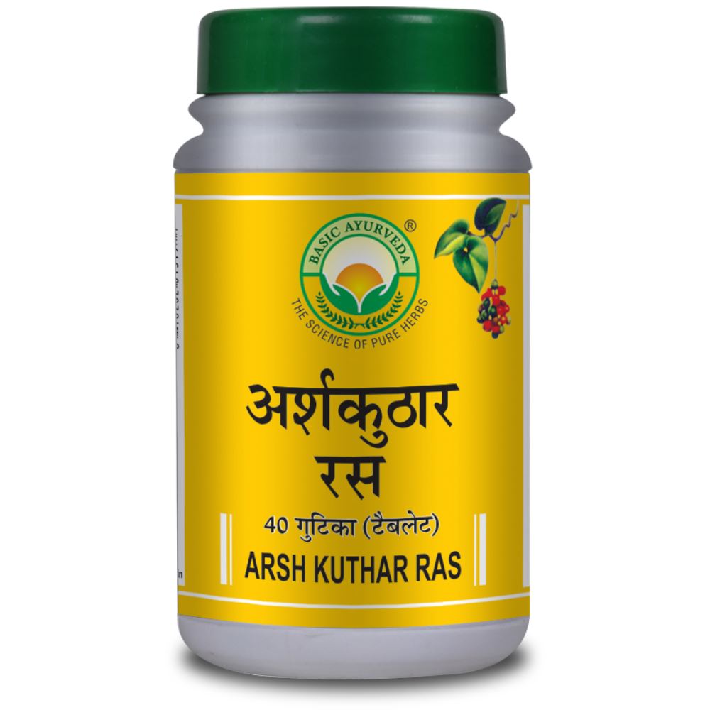 Basic Ayurveda Arsh Kuthar Ras (40tab)