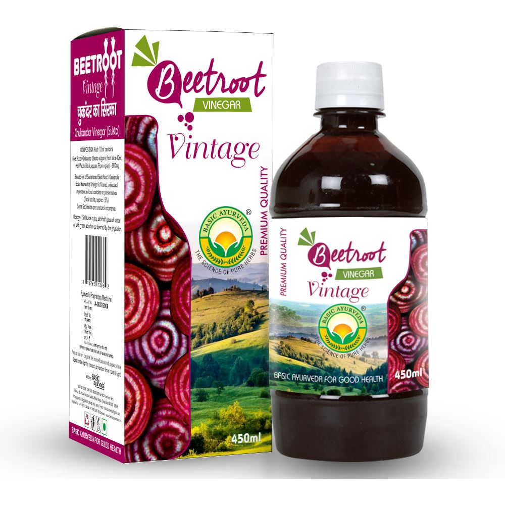 Basic Ayurveda Beet Root Vinegar (450ml)