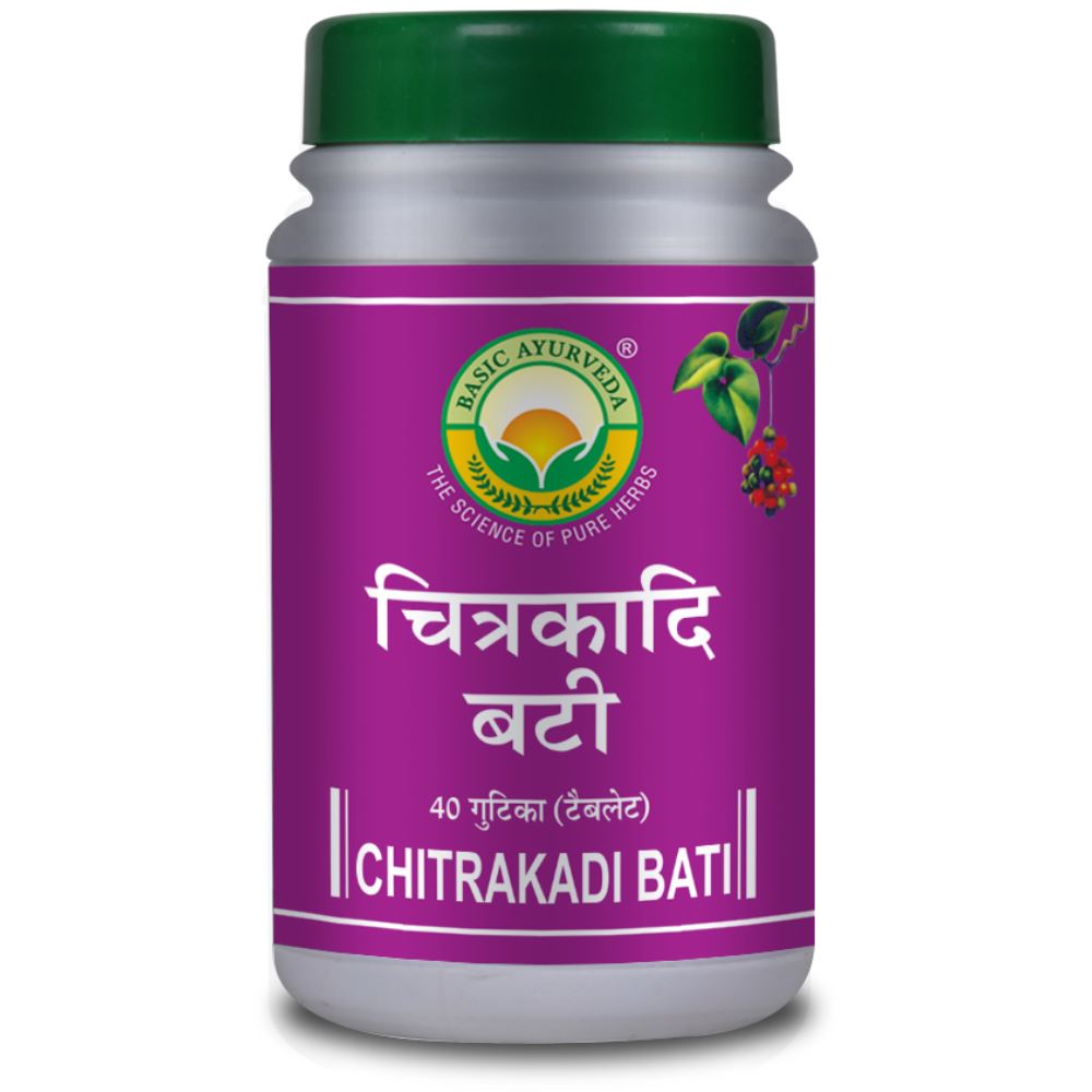 Basic Ayurveda Chitrakadi Bati (40tab)
