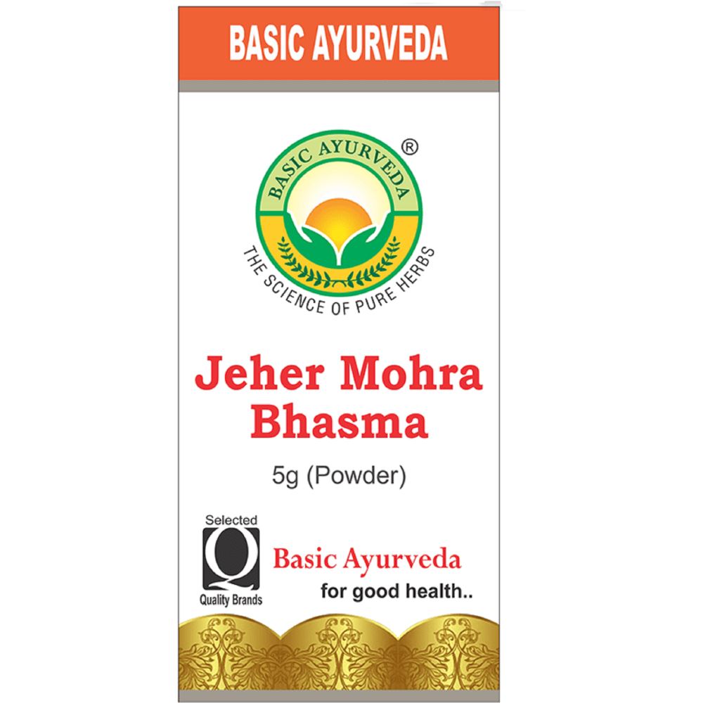 Basic Ayurveda Jeher Mohra Bhasma (5g)