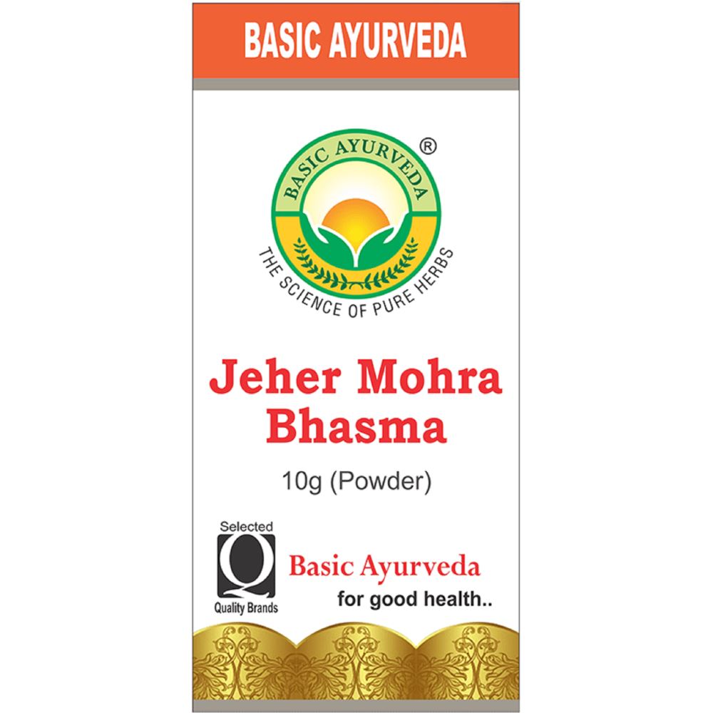 Basic Ayurveda Jeher Mohra Bhasma (10g)