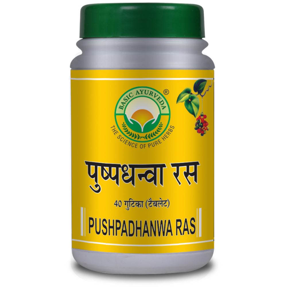 Basic Ayurveda Pushpdhanva Ras (40tab)