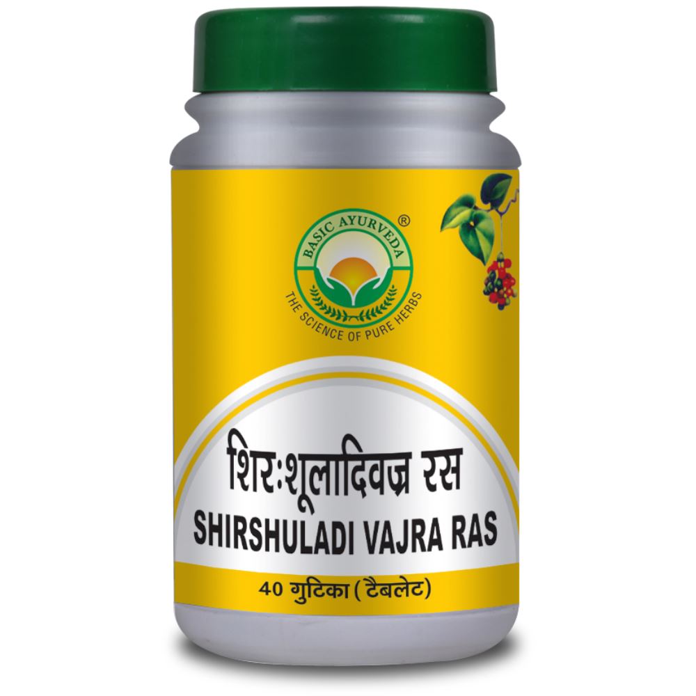 Basic Ayurveda Shirshuladivajra Ras (40tab)