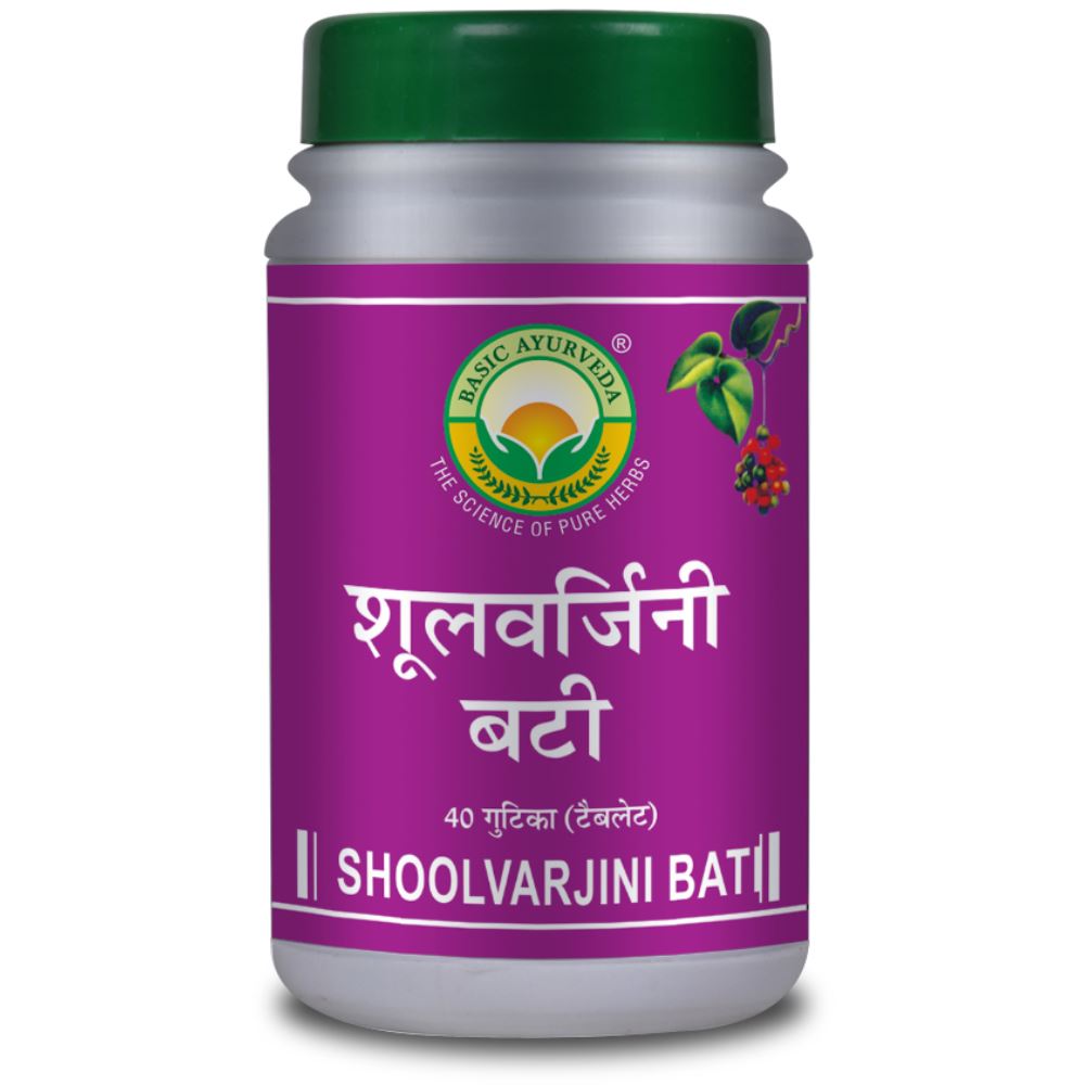 Basic Ayurveda Shoolvarjini Bati (40tab)