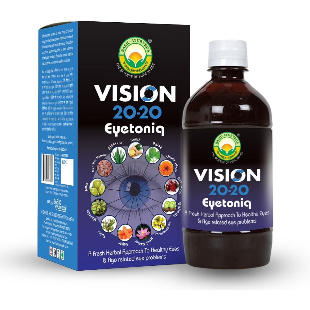 Basic Ayurveda Vision 20-20 Eyetoniq (450ml)