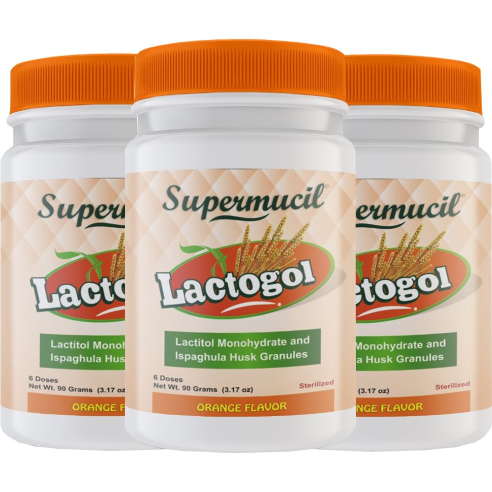 Supermucil Lactogol Granules Orange (90g, Pack of 3)
