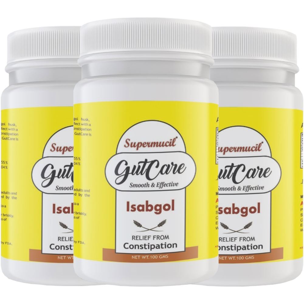 Supermucil Gutcare Psyllium (Isabgol) With Amla(Combo Pack) (100g)