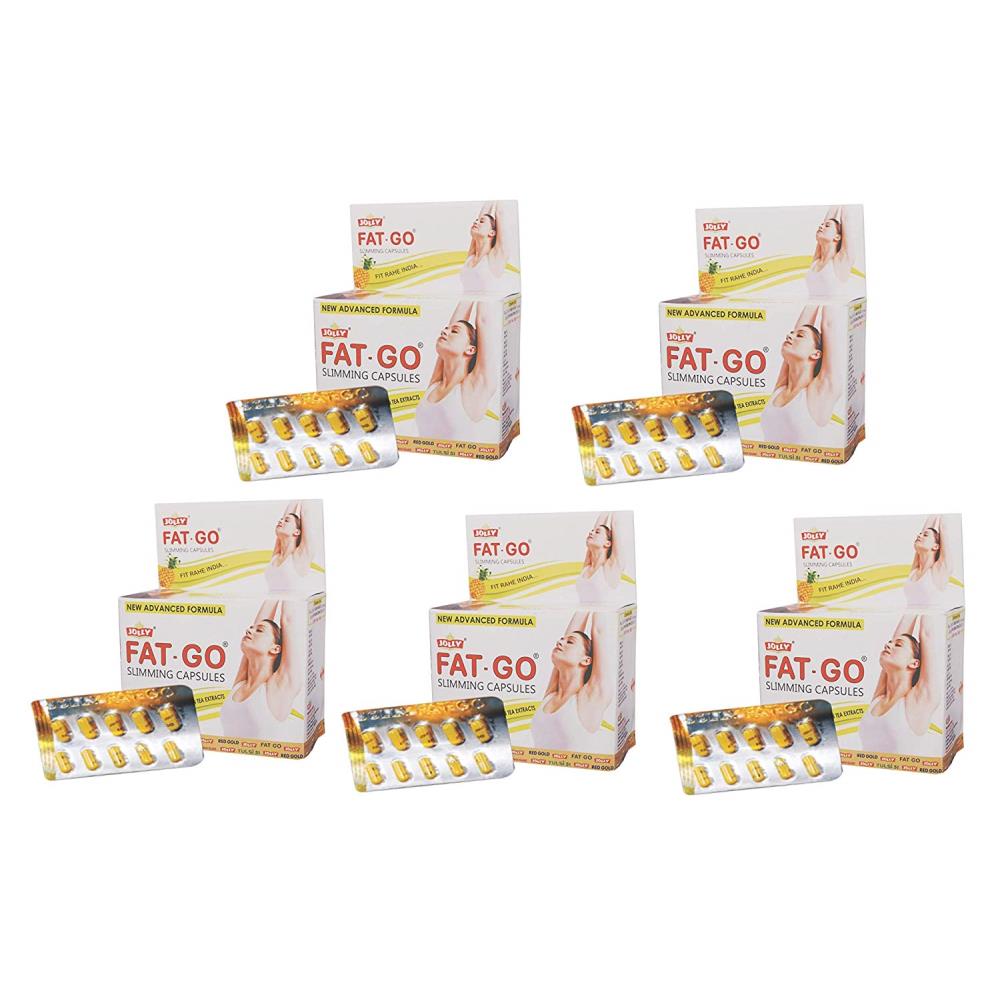 Jolly Fat Go Slimming Capsules (30caps, Pack of 5)