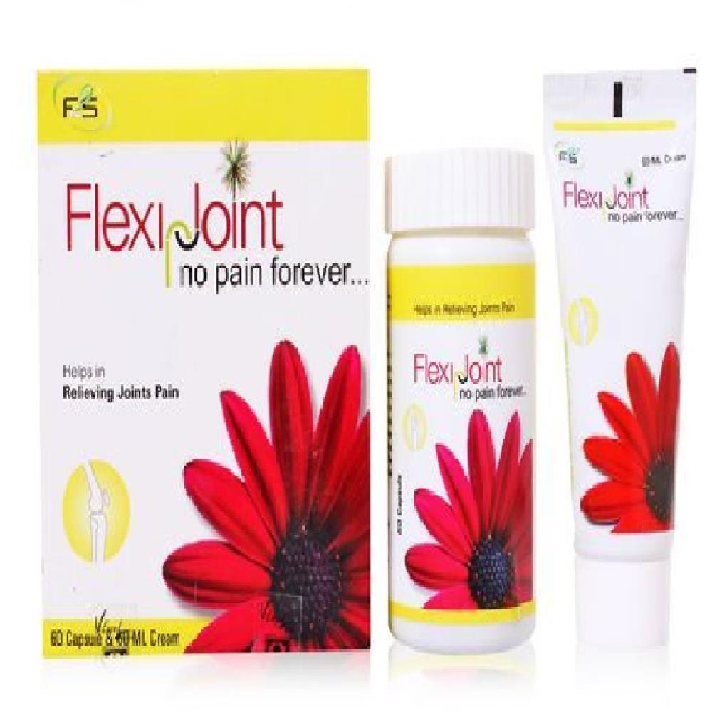 VXL Flexi Joint 60ml Cream & 60 Capsules (1Pack)