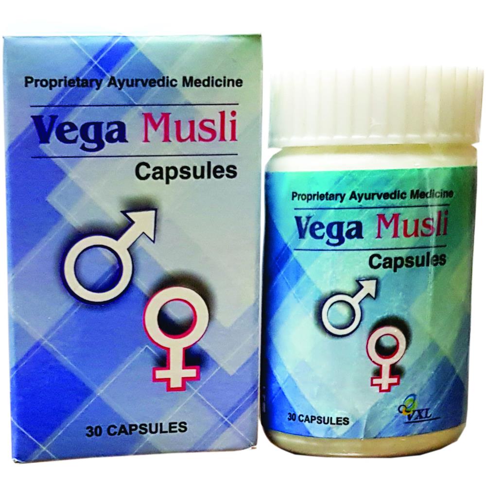 VXL Vega Musli Male & Female Health Capsules (30caps)
