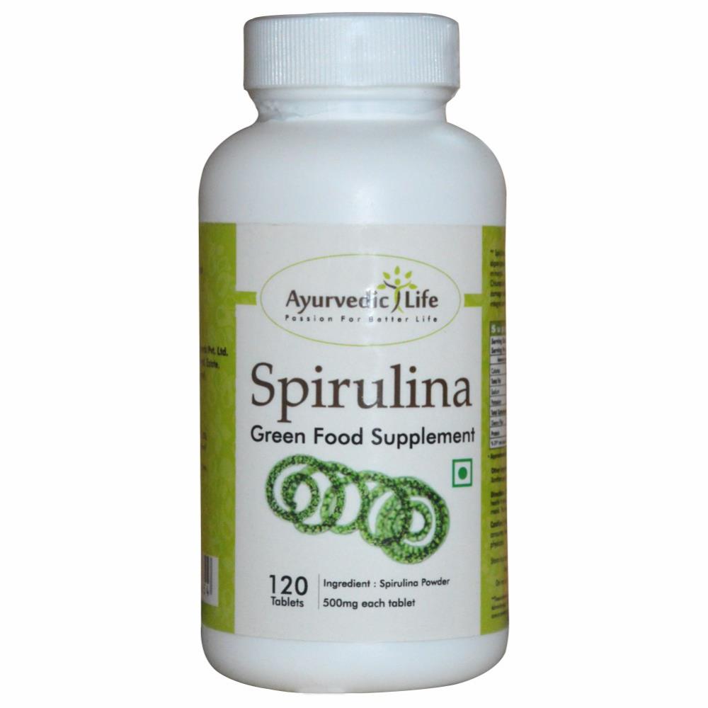 Ayurvedic Life Spirulina Tablets (120tab)