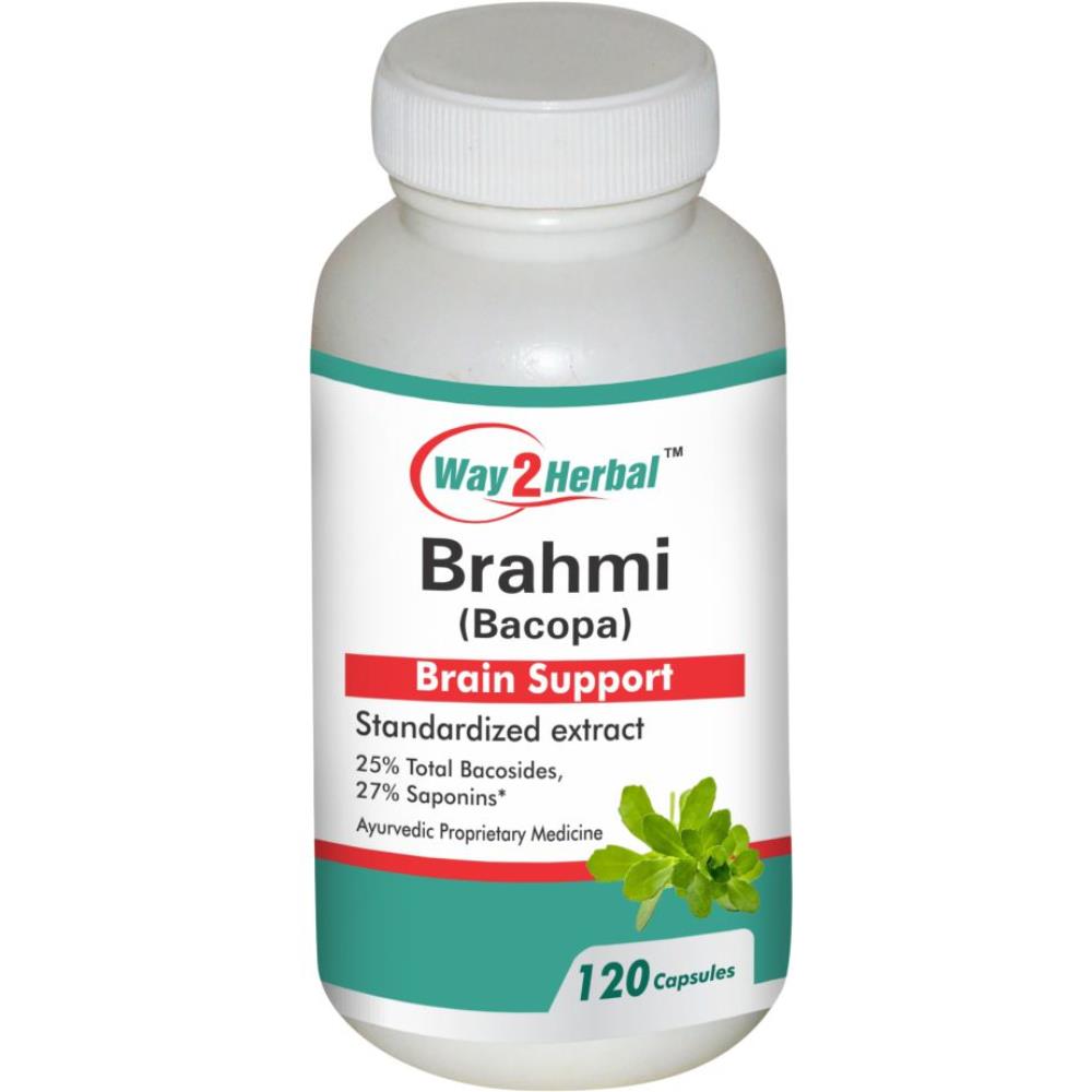 Way2Herbal Brahmi Capsules (120caps)